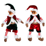 Vickerman KV201325 14" Holly Jolly Collection Mouse Doll Pack Of 2