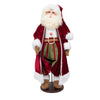 Vickerman KV202028 28" Deck The Halls Collection Santa Doll With Stand