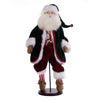 Vickerman KV202219 19" Jingle Bell Collection Santa Doll With Stand