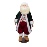 Vickerman KV202228 28" Jingle Bell Collection Santa Doll With Stand