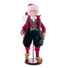 Vickerman KV210738 18" Red Plaid Fairy Boy With Stand.