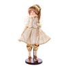 Vickerman KV210939 18" Mocha Velvet Fairy Girl With Stand.