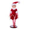 Vickerman KV211439 18" Red Peppermint Fairy Girl With Stand.