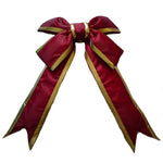 Vickerman L130248 48" X 60" Burgundy-Gold Nylon Outdoor Structural Bow.