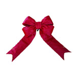 Vickerman L130312 12" Red Nylon Outdoor Christmas Bow