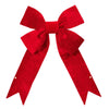 Vickerman L131324 24" Red Velvet Outdoor Christmas Bow