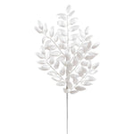 Vickerman L147901 22" White Glitter Honey Locust Artificial Christmas Spray. Includes 6 Sprays Per Pack.