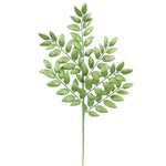 Vickerman L147904 22" Green Glitter Honey Locust Artificial Christmas Spray. Includes 6 Sprays Per Pack.