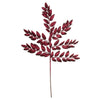 Vickerman L147905 22" Burgundy Glitter Honey Locust Artificial Christmas Spray. Includes 6 Sprays Per Pack.
