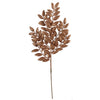 Vickerman L147958 22" Rose Gold Glitter Honey Locust Artificial Christmas Spray. Includes 6 Sprays Per Pack.