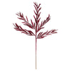 Vickerman L152705 22" Burgundy Glitter Heather Artificial Christmas Spray. Includes 12 Sprays Per Pack.