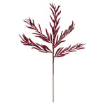Vickerman L152705 22" Burgundy Glitter Heather Artificial Christmas Spray. Includes 12 Sprays Per Pack.