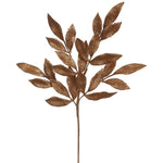 Vickerman L152928 22" Copper Glitter Bayleaf Artificial Spray. Includes 12 Sprays Per Pack.