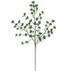 Vickerman L153804 22" Green Glitter Eucalyptus Artificial Christmas Spray. Includes 12 Sprays Per Pack.