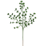 Vickerman L153804 22" Green Glitter Eucalyptus Artificial Christmas Spray. Includes 12 Sprays Per Pack.