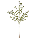 Vickerman L153813 22" Lime Glitter Eucalyptus Artificial Christmas Spray. Includes 12 Sprays Per Pack.