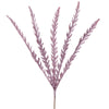 Vickerman L162045 22" Mauve Soap Plant Glitter Artificial Christmas Spray. Includes 6 Sprays Per Pack.