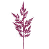 Vickerman L162410 28" Magenta Onoclea Glitter Wild Huck Artificial Christmas Spray. Includes 6 Sprays Per Pack.