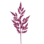 Vickerman L162410 28" Magenta Onoclea Glitter Wild Huck Artificial Christmas Spray. Includes 6 Sprays Per Pack.