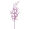 Vickerman L162445 28" Mauve Onoclea Glitter Wild Huck Artificial Christmas Spray. Includes 6 Sprays Per Pack.