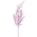 Vickerman L162445 28" Mauve Onoclea Glitter Wild Huck Artificial Christmas Spray. Includes 6 Sprays Per Pack.