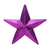 Vickerman L180106 23" Purple Glitter Star Christmas Ornament