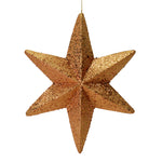 Vickerman L180228 20" Copper Glitter Bethlehem Star Christmas Ornament