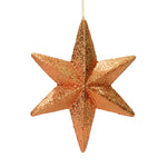 Vickerman L180258 20" Rose Gold Glitter Bethlehem Star Christmas Ornament