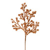 Vickerman L180658 17" Rose Gold Glitter Berry Artificial Christmas Spray. Includes 6 Sprays Per Pack.