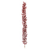 Vickerman L180805 6' Burgundy Glitter Berry Artificial Christmas Garland Unlit