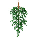 Vickerman L180904 33" Green Glitter Berry Artificial Christmas Door Swag Unlit