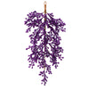 Vickerman L180906 33" Purple Glitter Berry Artificial Christmas Door Swag Unlit