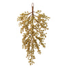 Vickerman L180908 33" Gold Glitter Berry Artificial Christmas Door Swag Unlit