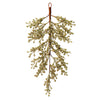 Vickerman L180938 33" Champagne Glitter Artificial Christmas Berry Artificial Christmas Door Swag Unlit