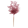 Vickerman L185879 10" Pink Pinecone Glitter Leaf Artificial Christmas Pick 12 Per Bag