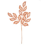 Vickerman L186688 22" Copper Matte Mistletoe Leaf Artificial Christmas Spray. Includes 12 Sprays Per Pack.