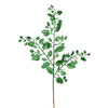 Vickerman L191004 27" Green Glitter Holly Leaf Artificial Christmas Spray. Includes 12 Sprays Per Pack.
