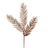 Vickerman L193028 21" Copper Glitter Feather Fern Artificial Christmas Spray. Includes 12 Sprays Per Pack.