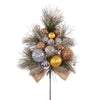 Vickerman L211317 17" Copper And Gold Deco Pick 2 Per Box