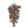 Vickerman L211332 32" Copper And Gold Deco Teardrop
