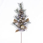 Vickerman L212328 28" Champagne Deco Spray. Includes 2 Sprays Per Pack.