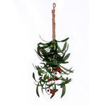 Vickerman L225717 17" Red Berry And Mistletoe Spray 2 Per Bag.