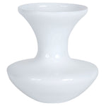 Vickerman LG180311 9" White Gourd Glass Container