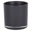 Vickerman LG180517 6" Black Painted Round Glass Container