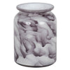 Vickerman LG180712 5.8" Marble Paint Round Glass Container