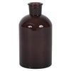 Vickerman LG181017 8" Black Painted Glass Bottle Set Of 2