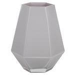 Vickerman LG182013 8.6" Crystal Gray Hexagon Glass Vase