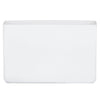 Vickerman LG182311 7"  White Rectangle Glass Container