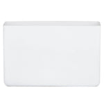 Vickerman LG182311 7"  White Rectangle Glass Container