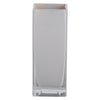 Vickerman LG182613 6" Crystal Gray Square Glass Container